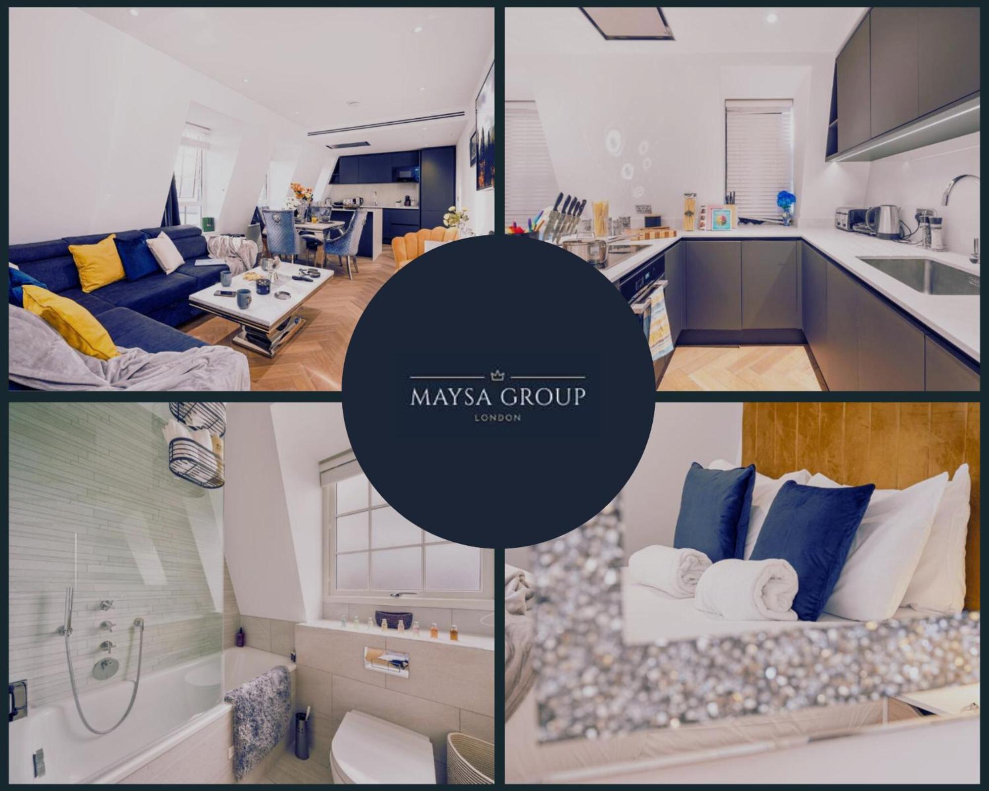 Stunning 1-Bedroom Penthouse In Marble Arch 72 Londra Exterior foto